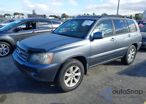 2001 Toyota Highlander V6 из США, поврежденный, VIN JTEGF21A310019591